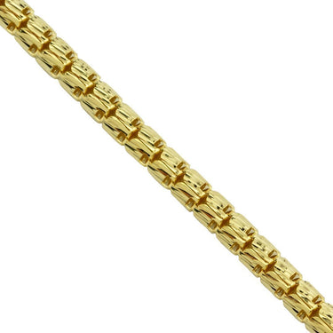 10k Yellow Gold Semi-Solid Chain 3.5 mm